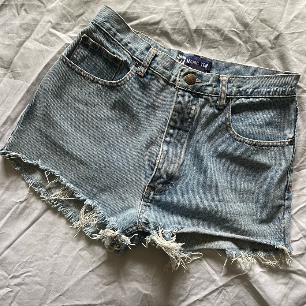 Vintage high waisted denim short